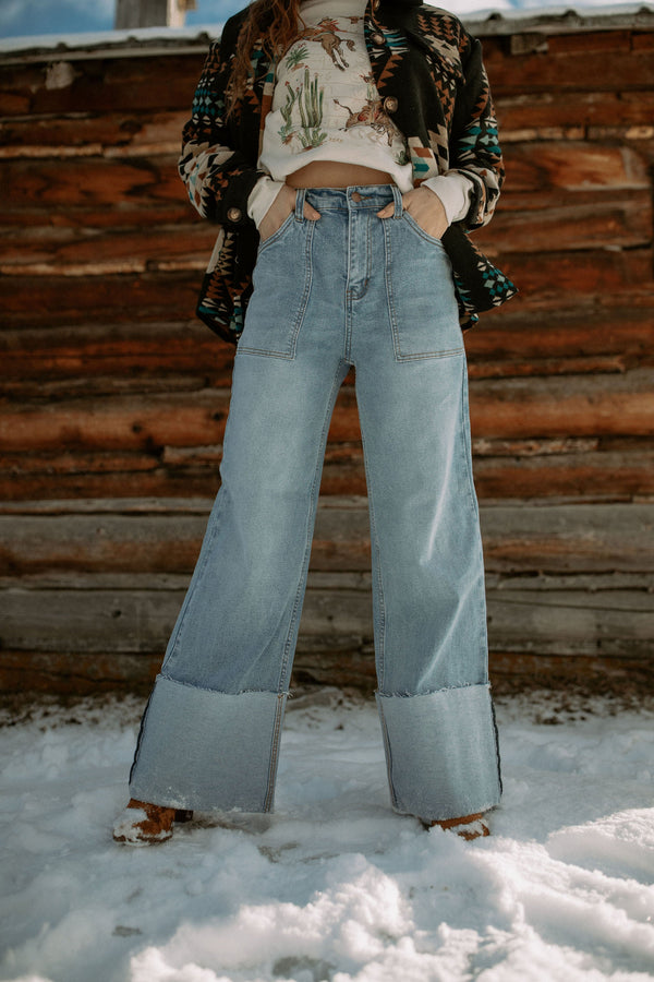 The {Landry} Wide Leg Jeans