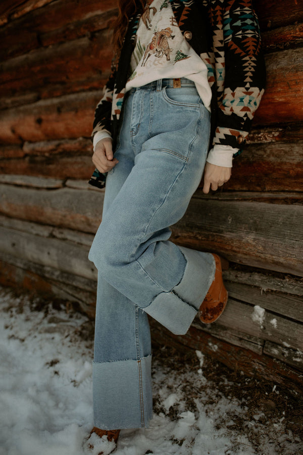 The {Landry} Wide Leg Jeans