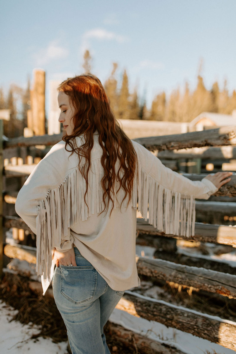 The {Fayette} Fringe Top