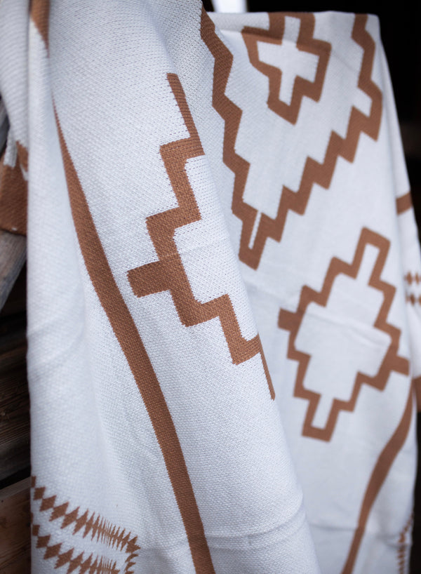 Western Grande Blanket {Tan}