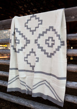 Western Grande Blanket {Gray}