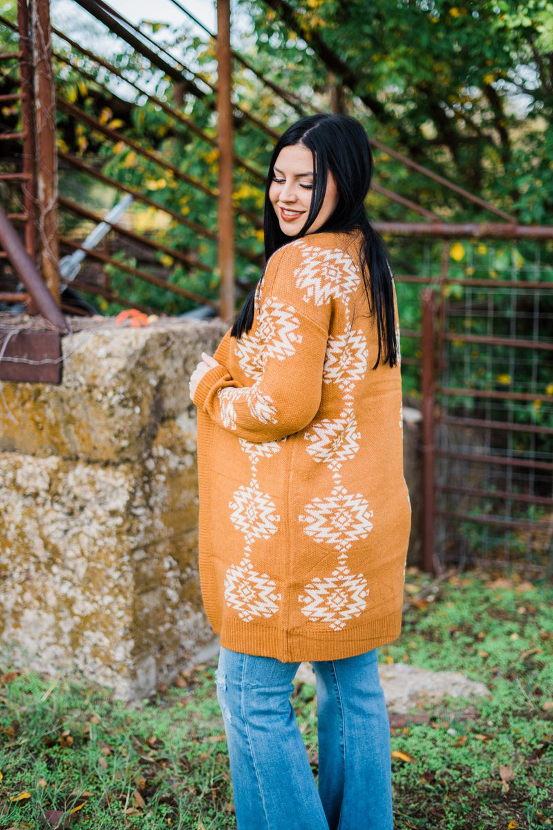 The {Mesa} Southwestern Cardigan