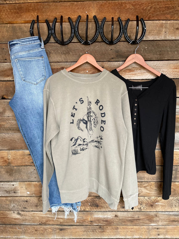 The {Let's Rodeo} Crewneck