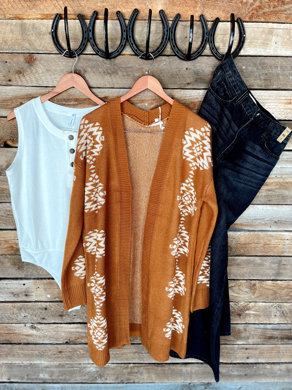 The {Mesa} Southwestern Cardigan